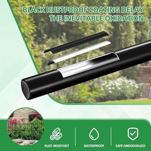 10 Pack Decorative Garden Fence (10 Count)