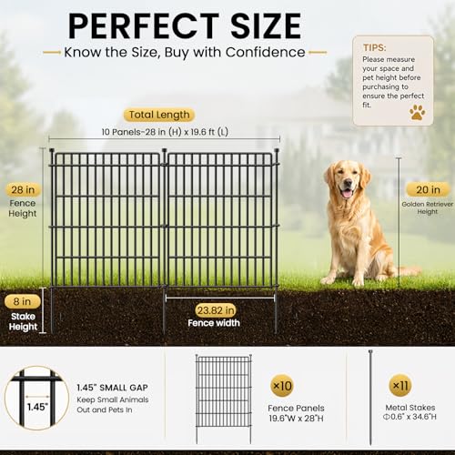 No Dig Garden Fence
