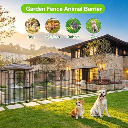 Decorative Garden Fence 6 Panels 13ft