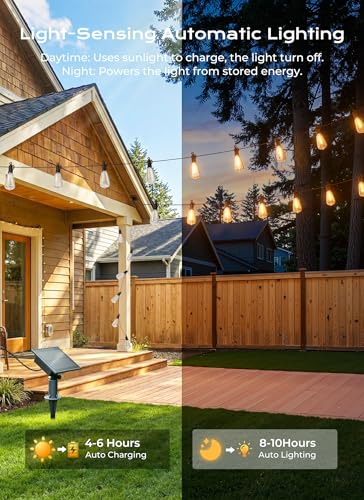 151FT Solar String Lights Outdoor (151 Foot)