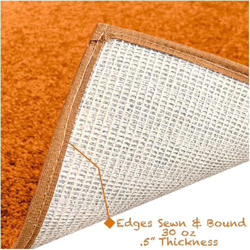 Soft & Colorful 10' Round Kids Classroom Area Rug