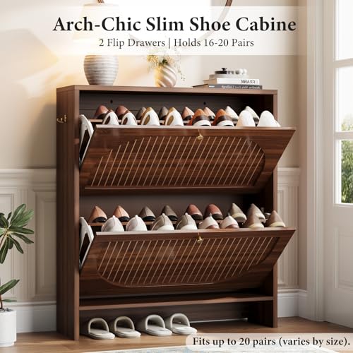 Arch Chic Shoe Cabinet for Entryway