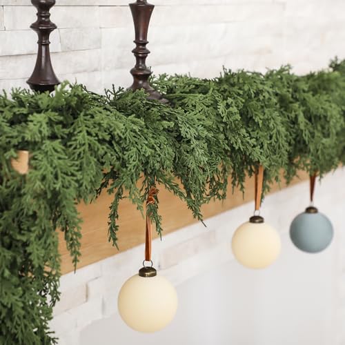 1 Pcs 6 ft Christmas Artificial Cedar Garland (6 Foot)