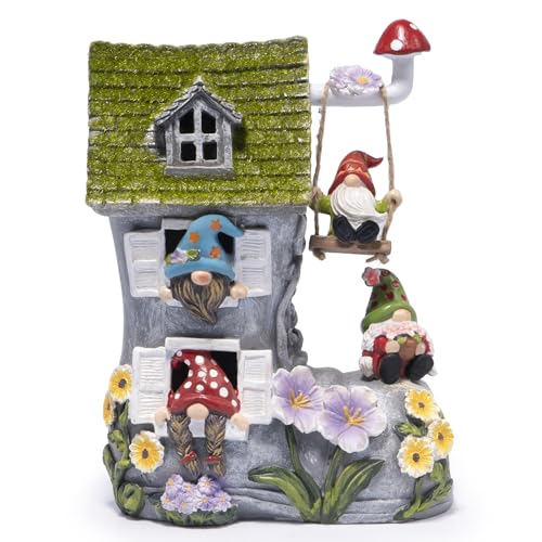 Spring Solar Gnomes Garden Decor