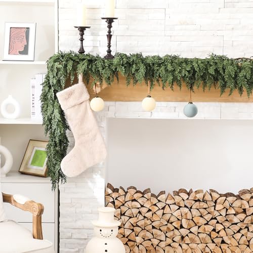 1 Pcs 9 ft Christmas Artificial Cedar Garland (9 Foot)