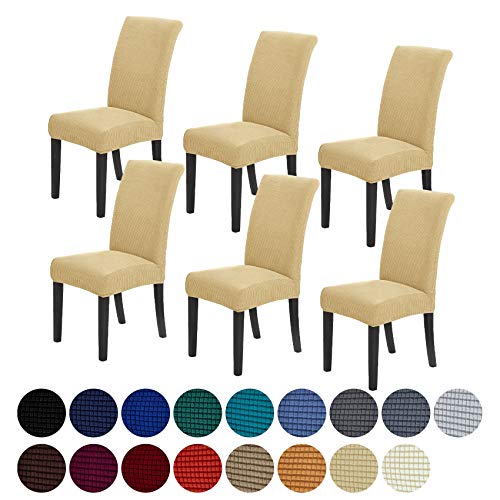 Stretch Chair Covers for Dining Room Set of 6