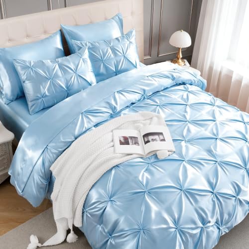 Satin King Size Comforter Set