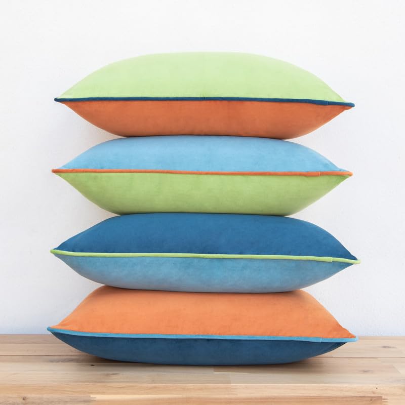 Decorative Throw Pillow Covers Cushion Cases (4 Count)