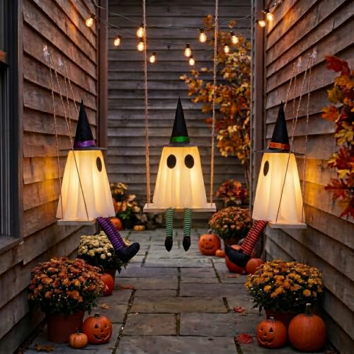 Halloween Swinging Ghost Outdoor Decor (29.5in Height)