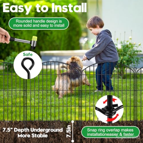 Decorative Garden Fence 32in