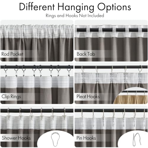 Beige Velvet Pinch Pleat Blackout Curtains W52 X L90 Inches