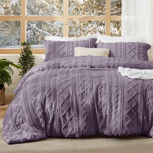 Tufted Boho Comforter Set King Size
