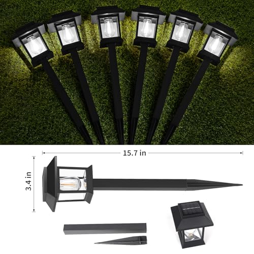 Solar Pathway Lights Outdoor (12 Count)