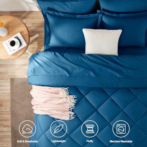 King Size Comforter Set Teal