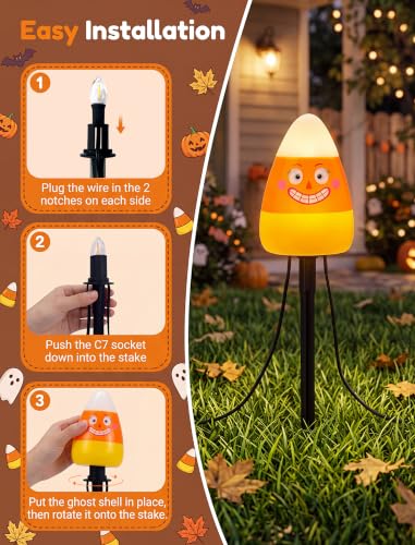 10.5FT Halloween Pathway Lights