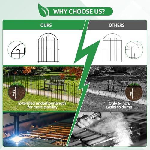 10 Pack Decorative Garden Fence (10 Count)