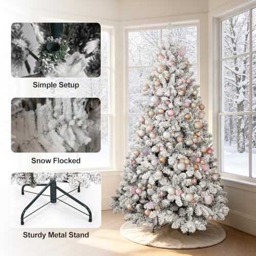 5FT Snow Flocked Artificial Christmas Tree
