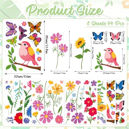 Spring Window Clings (93 Count)