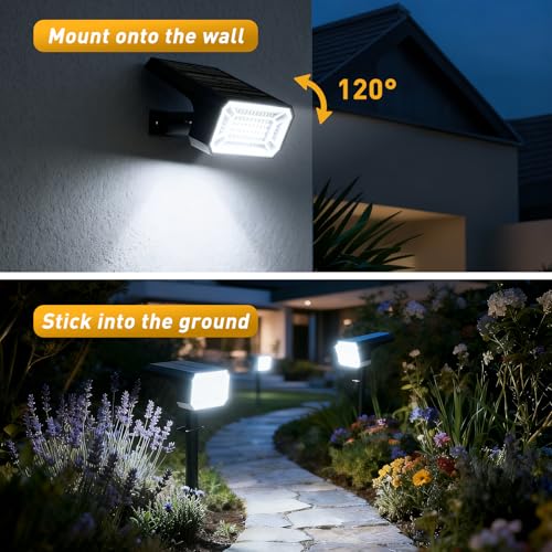 Solar Spot Lights Outdoor (8 Count)
