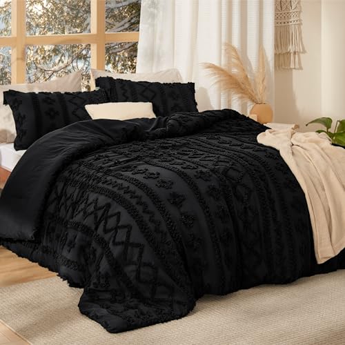 Tufted Boho Comforter Set Full Size