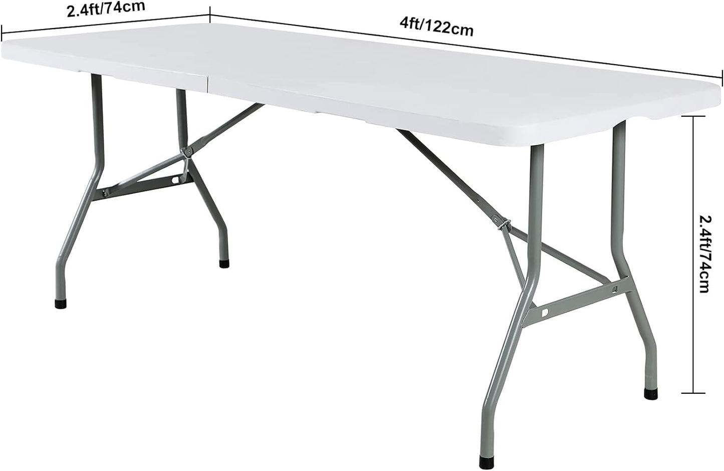 Spandex 4ft Waterproof Table Cover for Party,Wedding, Banquet, and Events(Dusty Pink)