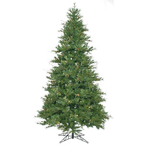 7.5' Mixed Country Pine Slim Artificial Christmas Tree