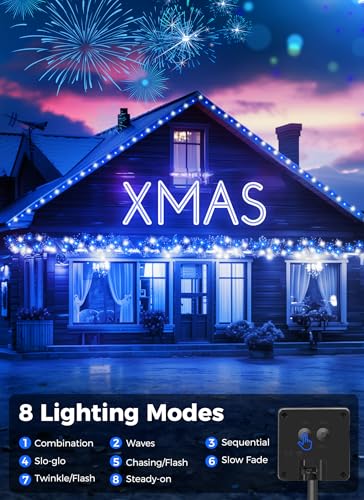 Solar Christmas Lights Outdoor Waterproof (80 Foot)