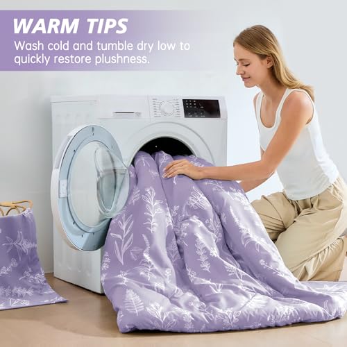 Lavender Twin Comforter Set