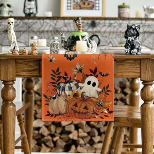 210 GSM Halloween Table Runner Home Party Decor 13x72 Inch