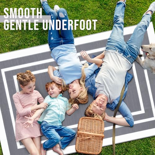 Outdoor Rug 5x8 ft Waterproof Reversible Mat