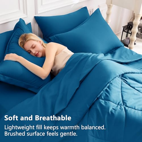 King Size Comforter Set Teal