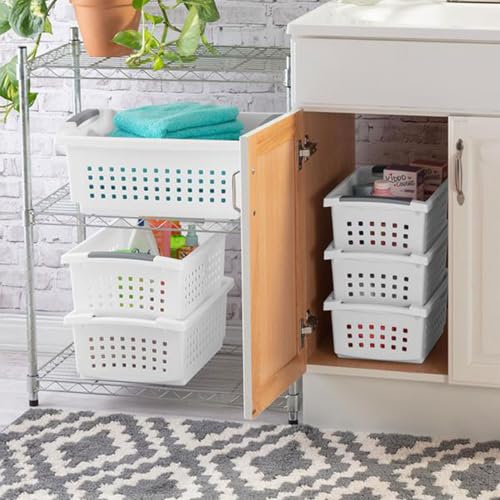 Medium Stacking Basket (4 Count)