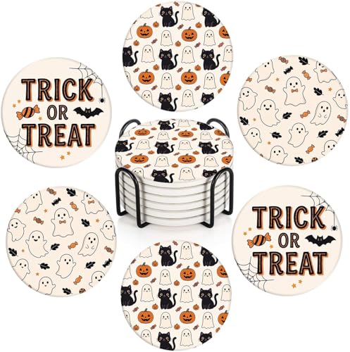 Halloween Coasters for Drinks (6 Count)