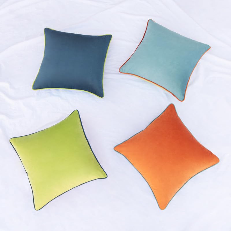 Decorative Throw Pillow Covers Cushion Cases (4 Count)