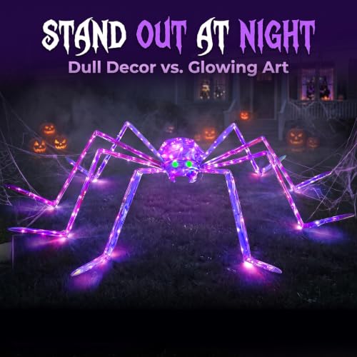 7FT Halloween Outdoor Decorations Giant Spider