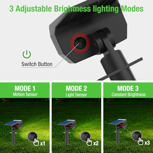 Solar Lights Outdoor Waterproof (2 Count)
