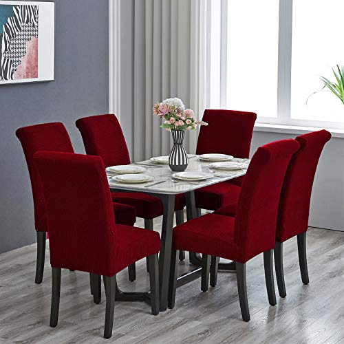 Stretch Chair Covers for Dining Room Set of 6
