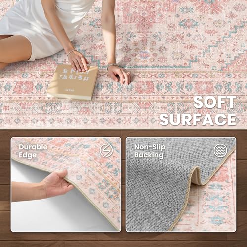 Pink Rugs for Bedroom (40 Sq Ft)