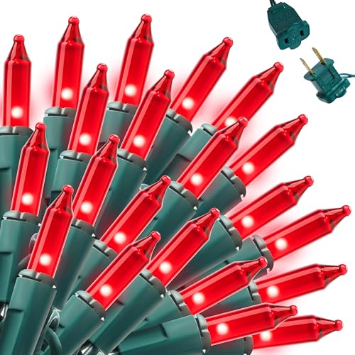 Red Christmas String Lights (100 Count)