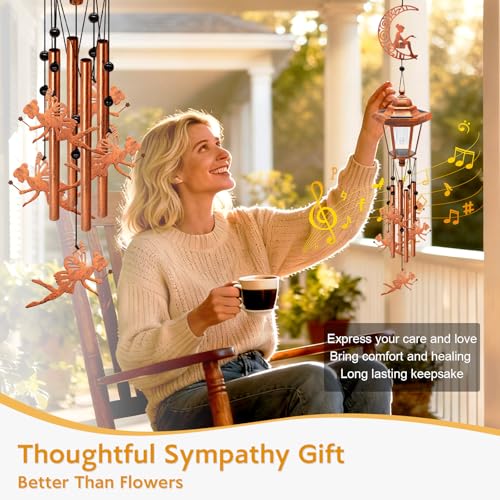 Large Solar Moon Fairy Wind Chimes