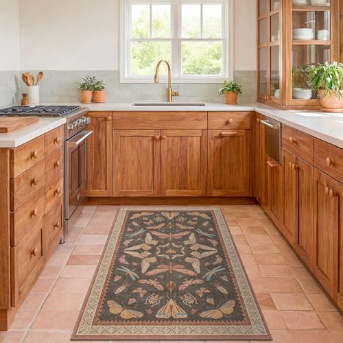 Boho Brown 3x5 Entryway Rugs Indoor (15 Sq Ft)