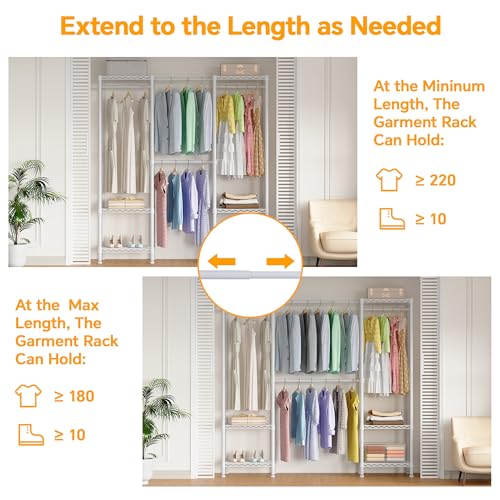 H10 Expandable Clothes Rack