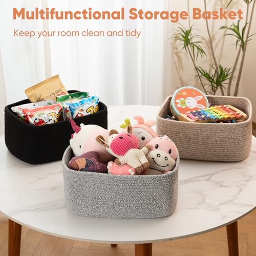 4 Pack 14.17 * 11.02 * 6.3IN Storage Baskets for Organizing Shelves (4 Count)