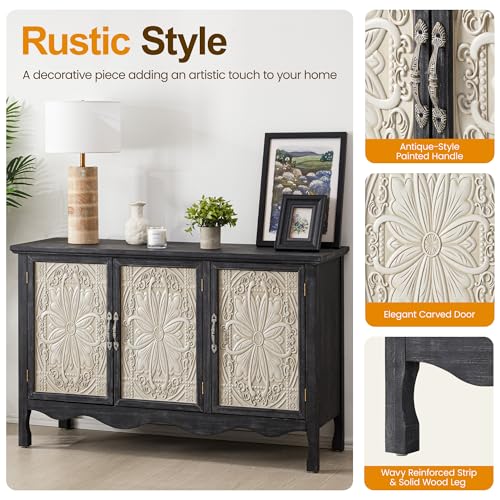 Farmhouse Sideboard Buffet Cabinet with Storage