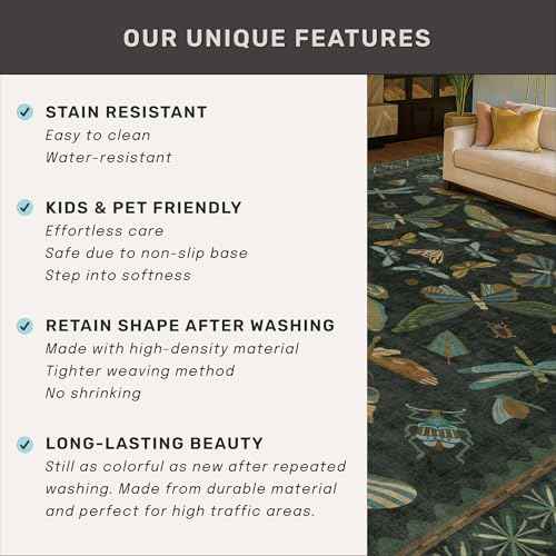 3x12 Long Hallway Runner Rug Non Slip (36 Sq Ft)