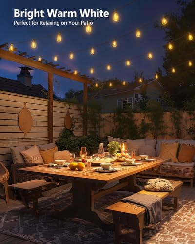 100FT Solar String Lights Outdoor