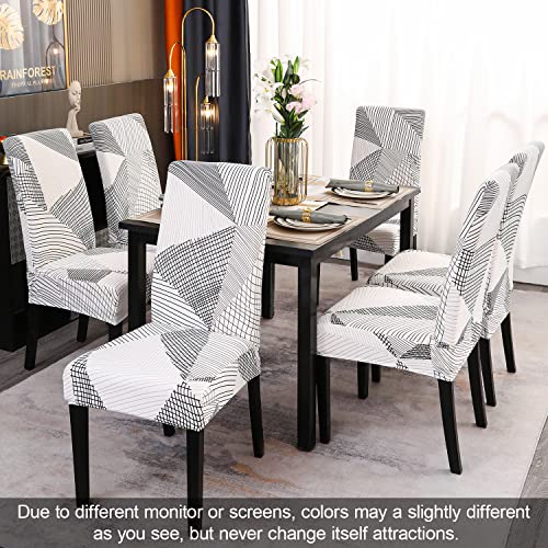 White Chair Covers for Dining Room Set of 4