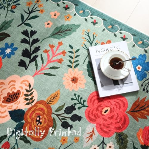 Round Area Rug 6ft Washable