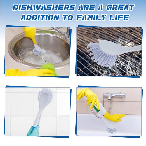 6 Pcs Kitchen Scrub Dish Brush Bulk (6 Count)