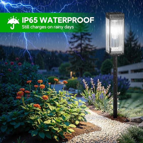 Solar Pathway Lights Outdoor (12 Count)